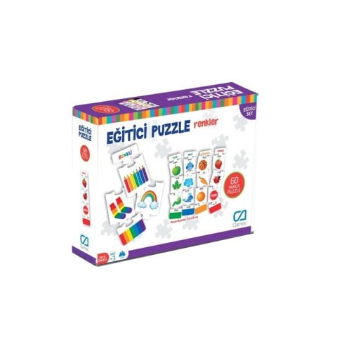 Eğitici Puzzle Renkler - 60 Parça