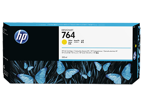 HP 764 300-ml Yellow DesignJet Ink Cartridge (C1Q15A)