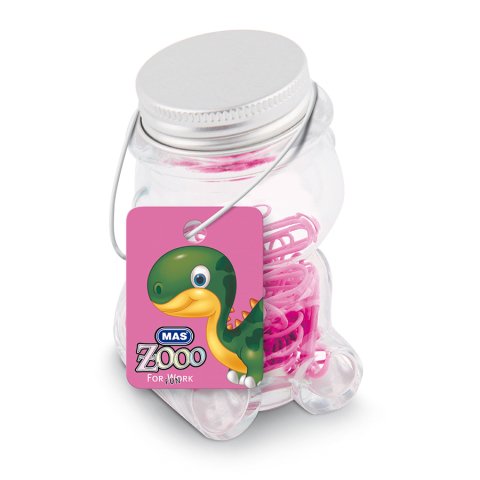 Mas Zoo Cam Kavanozda Pembe Renk Ataş No:2