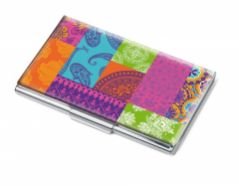 Troika Coloured Paisley Metal Kartvizitlik CDC10-A134