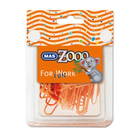 Mas Zoo Plastik Kutuda Turuncu Renk Ataş No:3