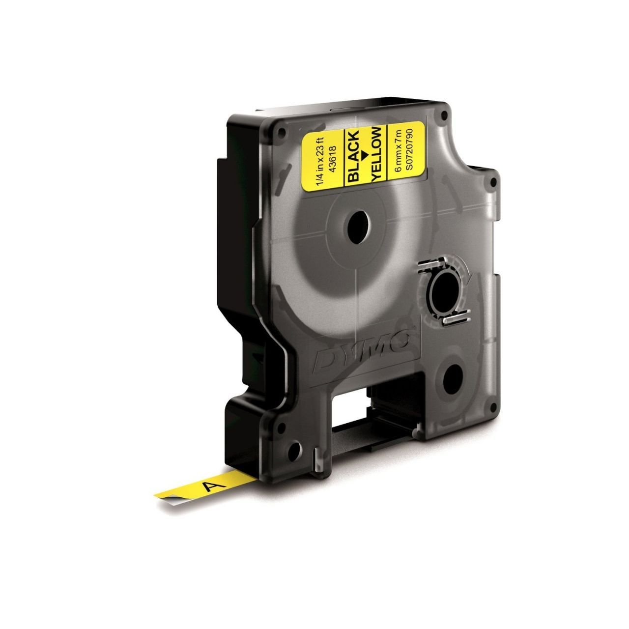 DYMO D1 Yedek Şerit 6 mm x 7 mt Sarı/ Siyah (43618) S0720790