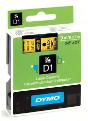 DYMO D1 Yedek Şerit 9 mm x 7 mt Sarı/ Siyah (40918) S0720730