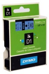 DYMO D1 Yedek Şerit 9 mm x 7 mt Mavi/ Siyah (40916) S0720710