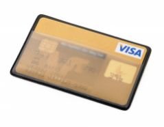 Troika CardSaver® Kart Koruyuculu Kredi Kartlık - Tekli Siyah CAS01/BK
