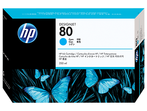 HP 80 350 ml Camgöbeği Mürekkep Kartuşu (C4846A)