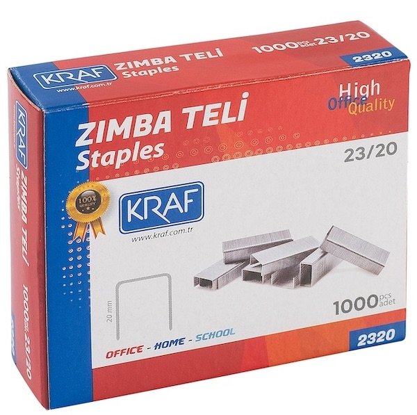 Kraf Zımba Teli 23/20 1000'li