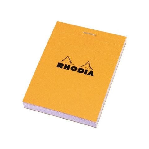 Rhodia A4 Turuncu Kapak Kareli Bloknot 80 Sayfa 21x29.7cm