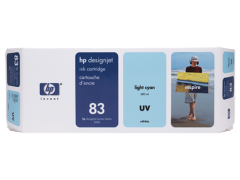 HP 83 680-ml Light Cyan DesignJet UV Ink Cartridge (C4944A)