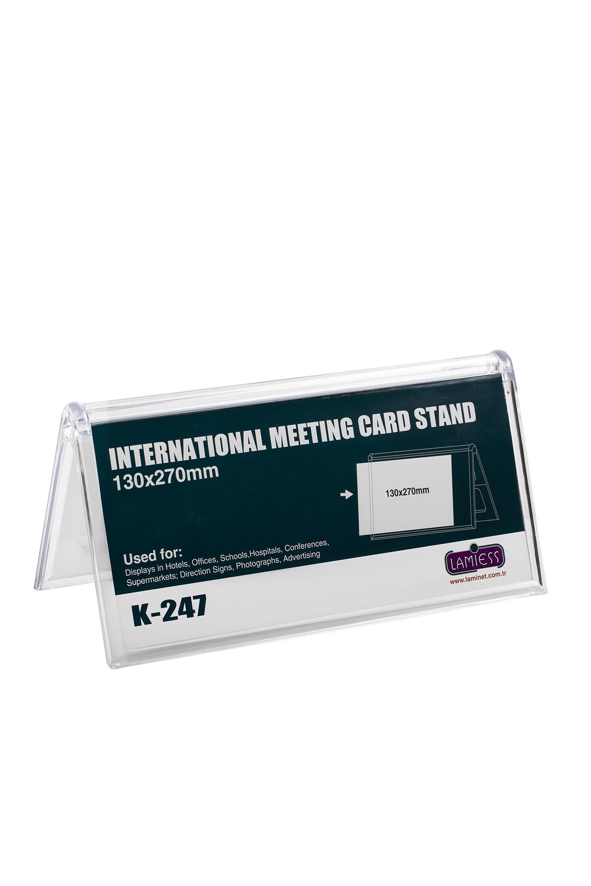 Lamiess K-247 Masaüstü Reklam Panosu Yatay 3 'Lü
