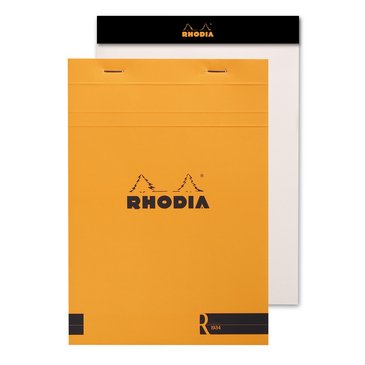 Rhodia A5 Turuncu Kapak Çizgisiz Bloknot 70 Sayfa