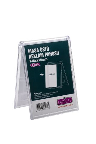 Lamiess K-255 Masaüstü Reklam Panosu Dikey 3 'Lü