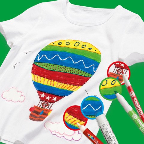 Carioca Temperello Stick Kumaş Boyama Kalemi 12 Renk