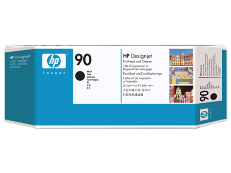 HP 90 Siyah Baskı Kafası ve Baskı Kafası Temizleyicisi (C5054A)