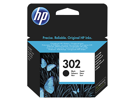 HP 302 Siyah Orijinal Mürekkep Kartuşu (F6U66AE)