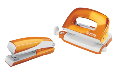Leitz NeXXt Serisi WOW Metal Mini Zımba ve Delgeç Set
