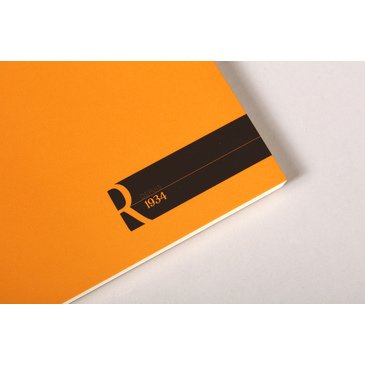 Rhodia A4 Turuncu Kapak Çizgili Bloknot 70 Sayfa