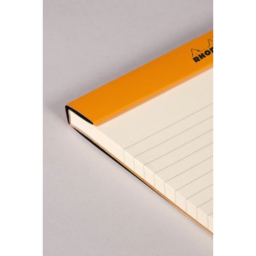Rhodia A4 Siyah Kapak Çizgili Bloknot 70 Sayfa