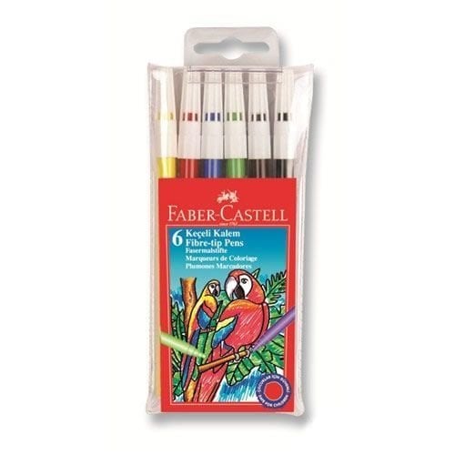 Faber-Castell Keçeli Boya Kalemi 6'lı Poşet