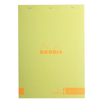 Rhodia A4 Anason Yeşili Kapak Çizgili Bloknot 70 Sayfa