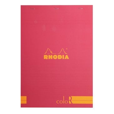 Rhodia A4 Rasperry Kapak Çizgili Bloknot 70 Sayfa
