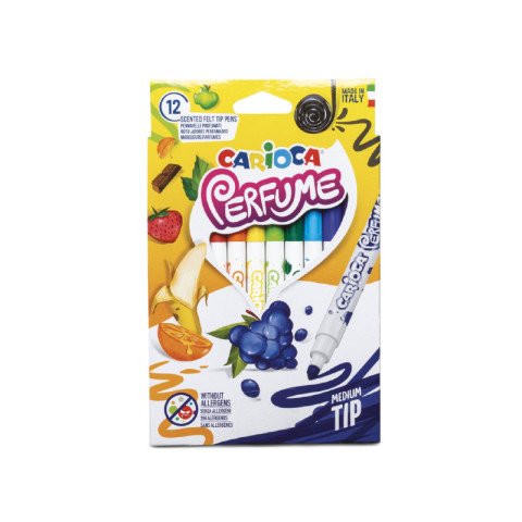 Carioca Parfümlü Keçeli Boya Kalem Seti 12 Renk