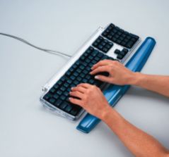 Fellowes 7865 Siyah Kristal Klavye El Desteği