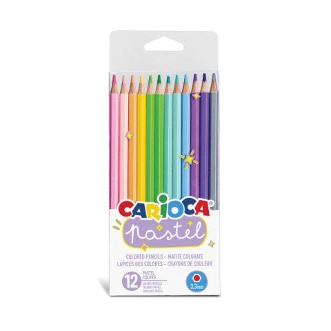 Carioca Pastel Renk Kuru Boya Seti 12\'li