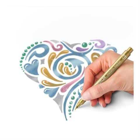 Staedtler Metalik Marker 5'li Set 1-2mm 8323-S BK5