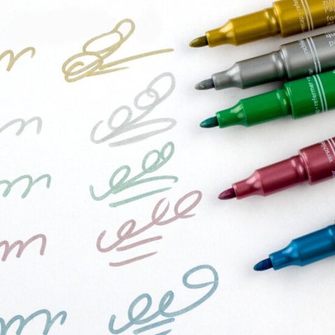 Staedtler Metalik Marker 5'li Set 1-2mm 8323-S BK5