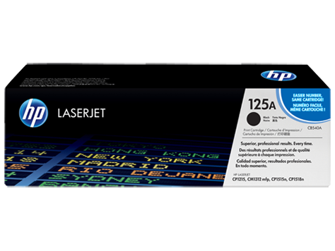 HP 125A Siyah Orijinal LaserJet Toner Kartuşu (CB540A)