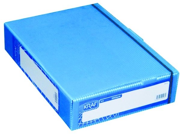 Kraf Numaralı Form Kutusu A4 500SY. Mavi