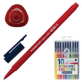 Staedtler Triplus Keçeli Kalem Seti 10 Renk