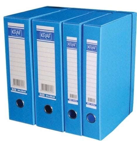 Kraf Plastik Proje Kutusu 29X40X9cm