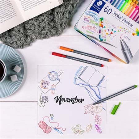 Staedtler Triplus Fineliner Kalem Seti 42 Renk 0.3mm