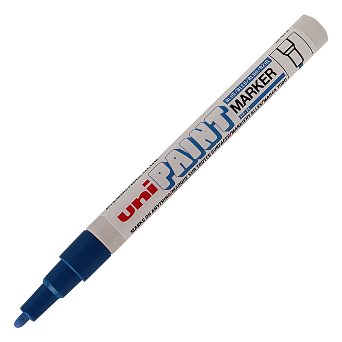 Uni PAINT MARKER 0.8-1.2 Boyama Markörü Mavi