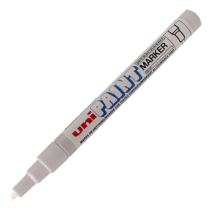 Uni PAINT MARKER 0.8-1.2 Boyama Markörü Beyaz