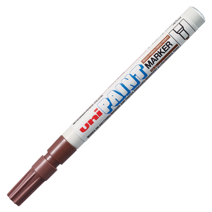 Uni PAINT MARKER 0.8-1.2 Boyama Markörü Kahverengi