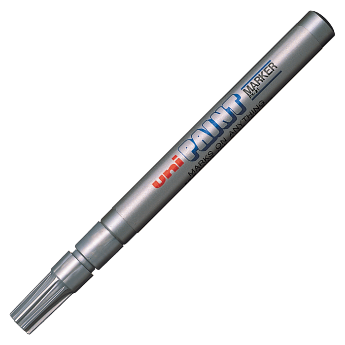 Uni PAINT MARKER 0.8-1.2 Boyama Markörü Gümüş