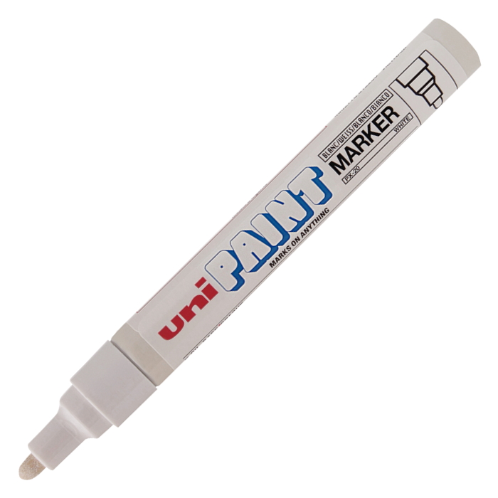 Uni PAINT MARKER 2.2-2.8 Boyama Markörü Beyaz