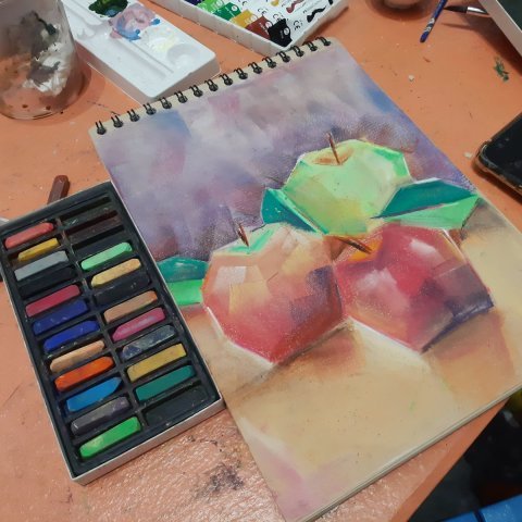 Faber Castell Creative Studio Toz Pastel Boya (Soft) 12 Renk Tam Boy