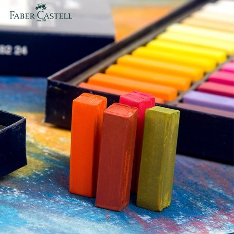 Faber Castell Creative Studio Toz Pastel Boya (Soft) 12 Renk Tam Boy