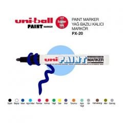 Uni PAINT MARKER 2.2-2.8 Boyama Markörü Mor