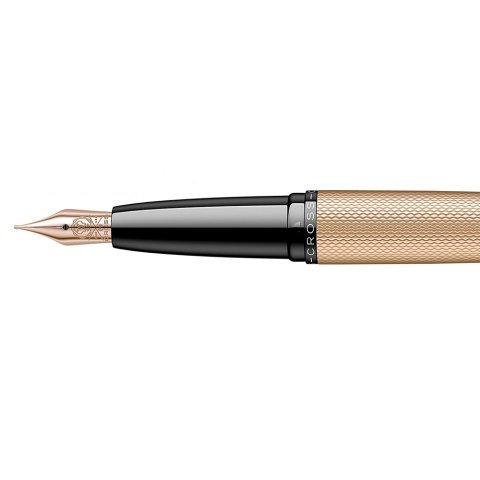 Cross ATX Desenli PVD Kaplama Dolma Kalem M Uç Rose Gold 886-42MF