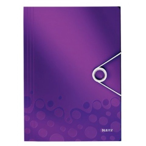 Leitz Active Wow İnce Lastikli Dosya 4599 Metalik Mavi