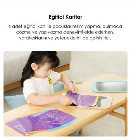 Xiaomi Wicue 11” Saydam LCD Dijital Eğitim Tableti – Pembe