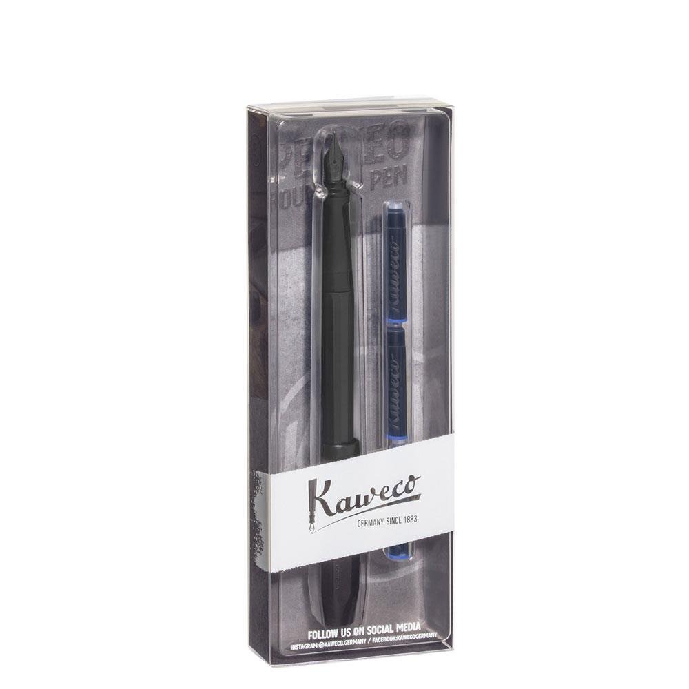Kaweco Perkeo Dolma Kalem Seti All Black M Uç 10002251