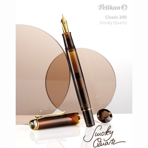 Pelikan Dolma Kalem Smoky Quartz M200 + Mürekkep