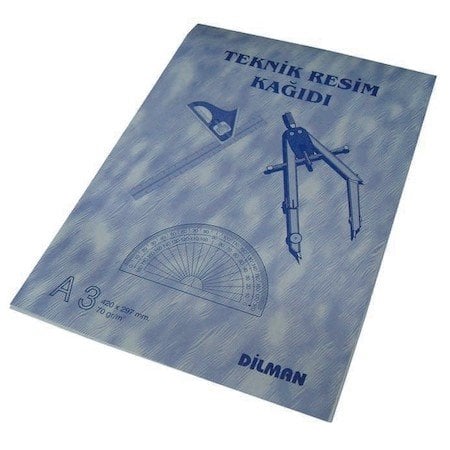 Dilman Teknik Resim Kağıdı A3 Dikey