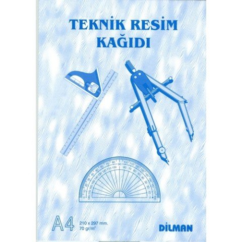 Dilman Teknik Resim Kağıdı A4 Dikey